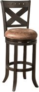 HH2 Home Brantley Deep Brown Swivel Bar Stool-0