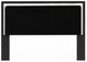 Signature Design by Ashley® Zuraleus Black Upholstered Queen Panel Headboard-1