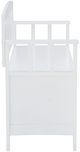 Linon Cynthia White Storage Bench-4