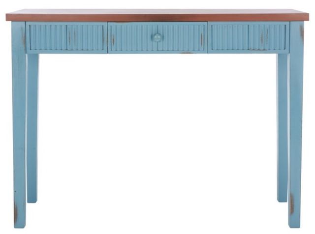 Safavieh Beale Blue/Oak Console Table-1