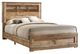American Wholesale Furniture Salt Creek Rustic Sand King Bookcase Bed-0