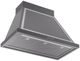 Ilve® Nostalgie II Noblesse 36" Graphite Matte Wall Mounted Range Hood with Chrome Trim-1