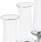 A & B Home Clear 39" Glass Candle Holder-1