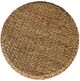 Furniture Classics Malacca Glass Top End Table with Brown Base-1