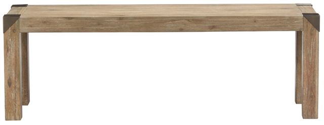 Magnussen Home® Ainsley Cerused Khaki Bench-2