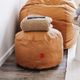 CordaRoy's® Cognac Pouf Footstool-2