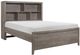Homelegance® Woodrow Gray Queen Platform Bookcase Bed-0
