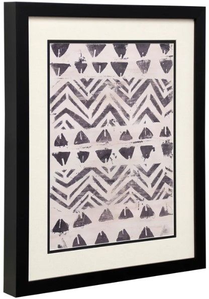 Stylecraft Pattern Bazaar I Black Wall Art-0