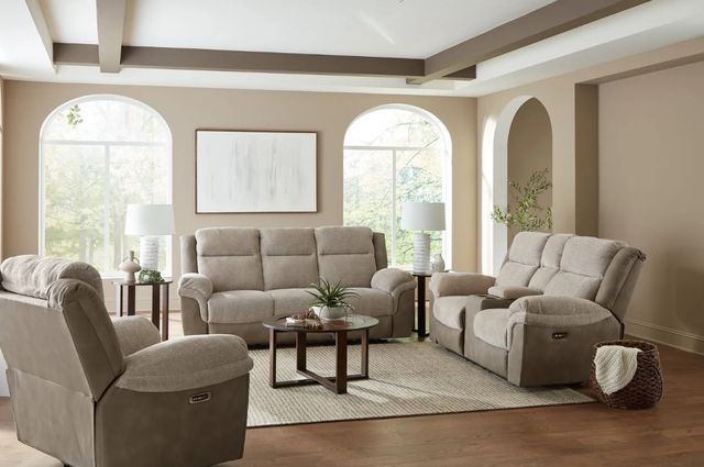 Peak Living Taffy Sand Power Reclining Sofa-1