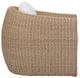 Uttermost® Tropic Golden Flax/Oyster White Wicker Indoor-Outdoor Lounge Chair with Cushion-4