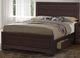 Coaster® Kauffman Dark Cocoa Eastern King Headboard and Footboard-4