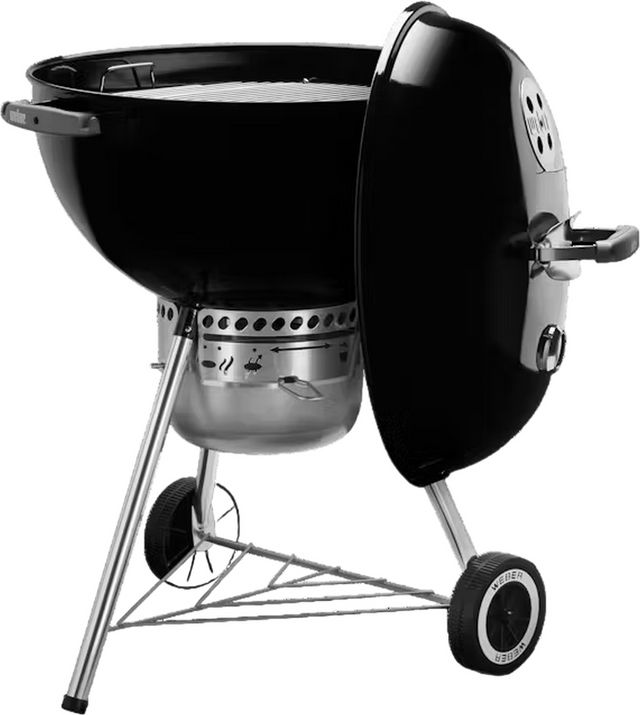 Weber® Grills® Original Kettle™ Series 22" Black Freestanding Charcoal Grill-1