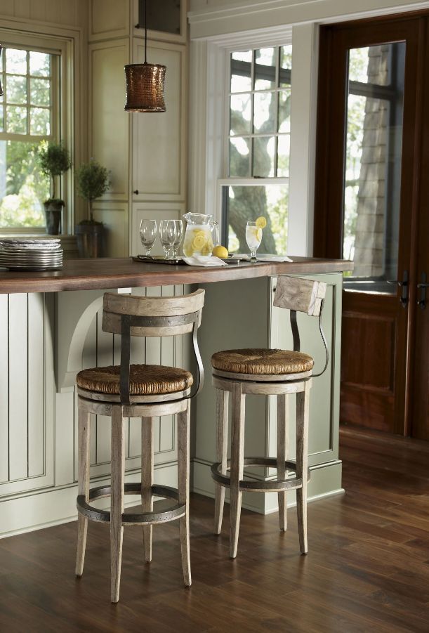 Lexington Home Twilight Bay Dalton Driftwood Bar Stool-1
