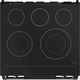 Thor Kitchen® Gordon Ramsay Series 30" Matte Black Pro Style Electric Range-4