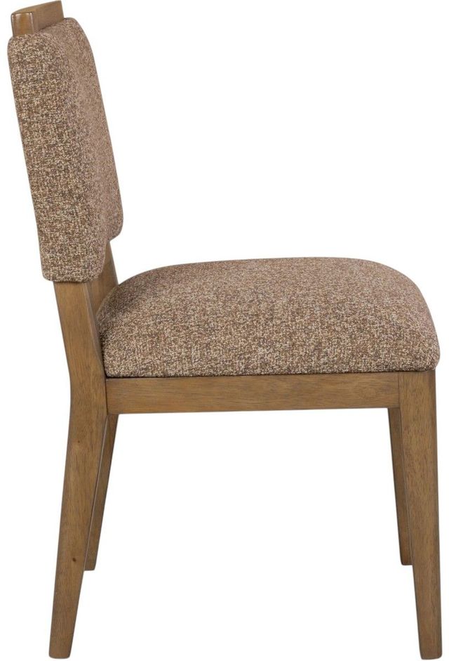 Modus Furniture Arden Beige/Tavern Brown Upholstered Side Chair-3