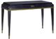 Currey & Company Kallista Dark Sapphire/Caviar Black/Antique Brass Writing Desk-0
