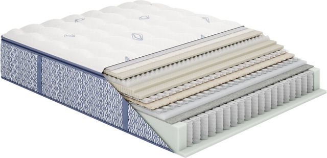 Aireloom® Napa Chill 16" Wrapped Coil Luxury Firm Tight Top Split California King Mattress, Includes 2 Pieces-1