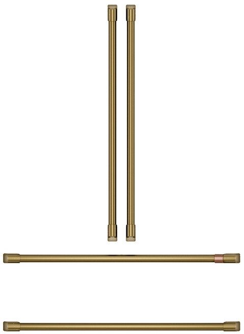 Café™ Brushed Brass Refrigeration Handle Kit-0