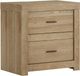 aspenhome® Modern Loft Modern Khaki 2-Drawer Nightstand with Power Outlet-0