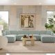 TOV Furniture Travie 6-Piece Sea Blue U-Shape Modular Sectional-1