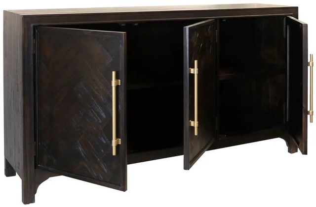 Stylecraft Kona Dark Brown Console Sideboard-1