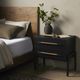 Four Hands Rosedale Ebony Nightstand-1