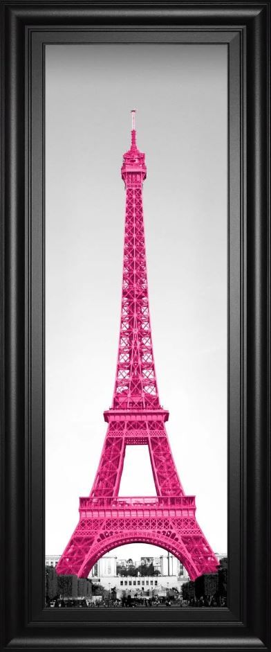 Classy Art Pink Pretty in Paris by Emily Navas Framed Print Wall Art-1