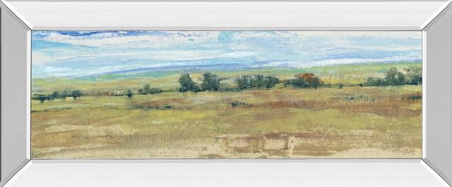 Classy Art Distant Treeline Panel I by Tim Otoole Mirror Framed Wall Art-0