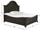 Magnussen Home® Bellamy Peppercorn Queen Shaped Panel Bed-2