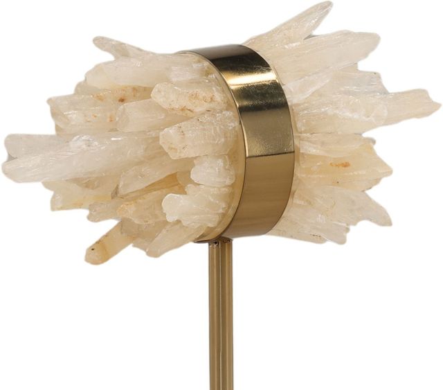 Dovetail Furniture Norbert Antique Brass/Natural Large Sculpture-2