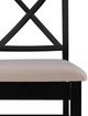 Linon Torino 2-Piece Black X-Back Dining Chair-5