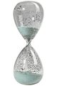 A & B Home Peleus Jade 60-Minute Silvered Hourglass-0