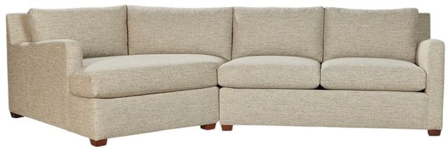 Huntington House 2-Piece Slope Curved Left-Arm Facing Sectional and Cuddle Chaise-0