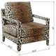 Stylecraft Black/Orange/White Lounge Chair-4