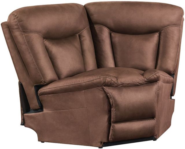 New Classic® Home Furnishings Morello 3-Piece Brown Curved Power Reclining Sectional-4