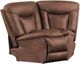 New Classic® Home Furnishings Morello 3-Piece Brown Curved Power Reclining Sectional-4