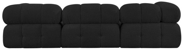 Meridian Furniture Ames 3-Piece Black 102" Sofa-2