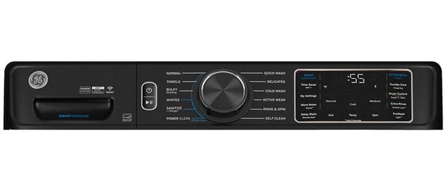 GE® 5.8 Cu. Ft. Carbon Graphite Front Load Washer-2