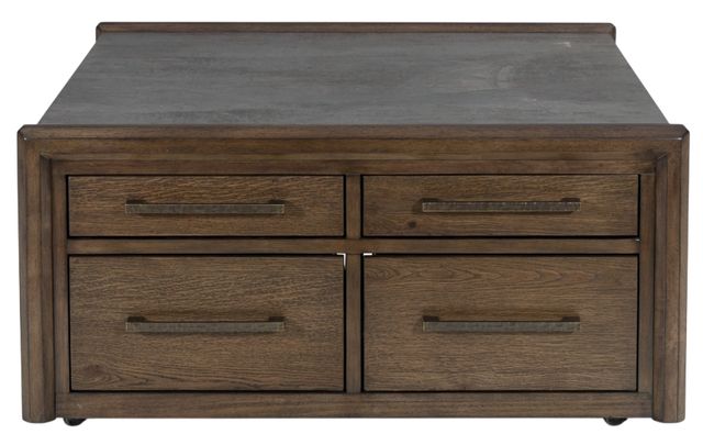 Signature Design by Ashley® Kallenny Brown/Gray Square Cocktail Table-1