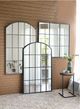 A & B Home Bordeaux Black Outdoor Garden Mirror-5