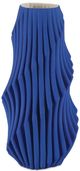 Currey & Company Blue Pleat Cobalt Blue Medium Vase-0