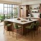New Classic® Home Furnishings Erik 6-Piece Green Bar Stool Set-1
