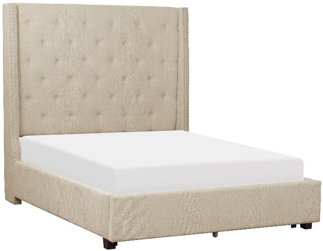 Homelegance® Fairborn Beige Queen Storage Platform Bed-2