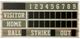 Stylecraft Old Ballpark Scoreboard Green/White Wall Art-1