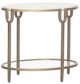 Fairfield® East Camden White Lamp Table with Antique Brass Base-0