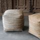 Uttermost® Shiro Beige Pouf-1