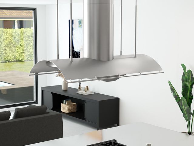 Zephyr Trapeze 60" Stainless Steel Island Range Hood -3