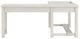 Signature Design by Ashley® Robbinsdale Antique White L-Shape Office Desk-4