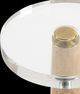 Uttermost® Niari Glass Top Drink Table with Brown Base-4
