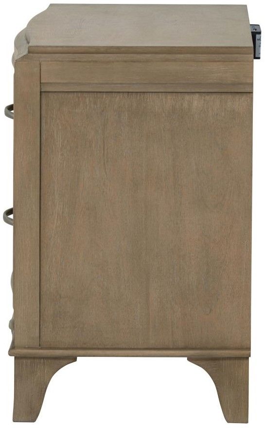 Coaster® Revello Washed Mango Nightstand Bedside Table-2